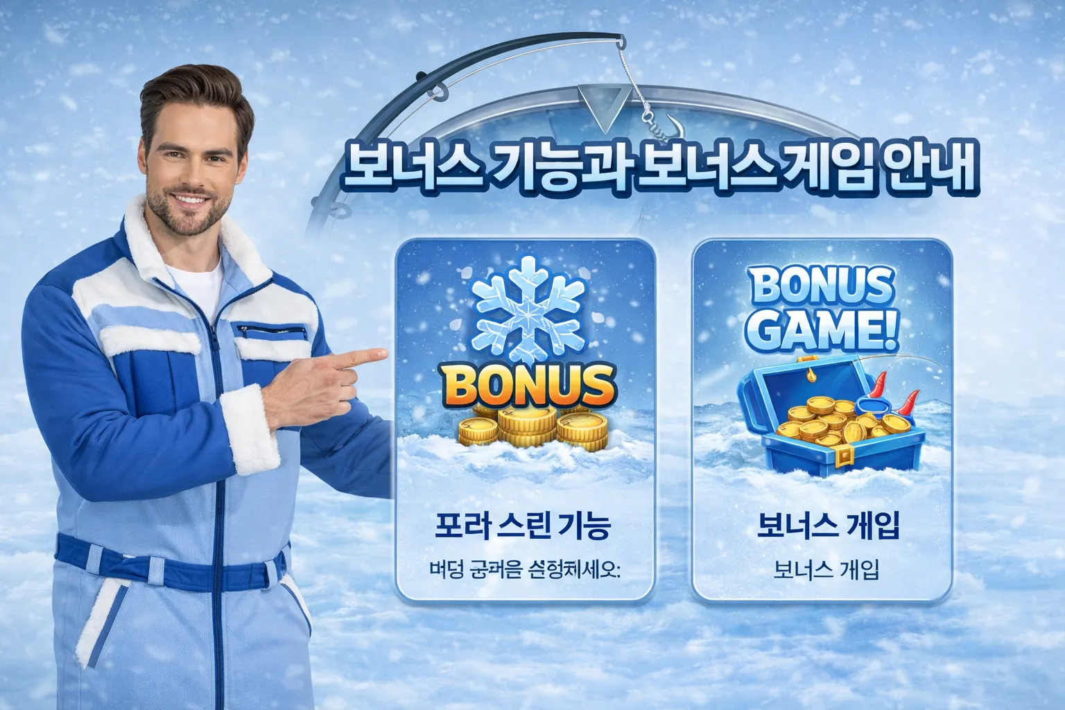 보너스 기능과 보너스 게임 안내